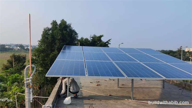 5kWp Solar Panel Installation – BSR Filling Station (IOCL), Alwal
